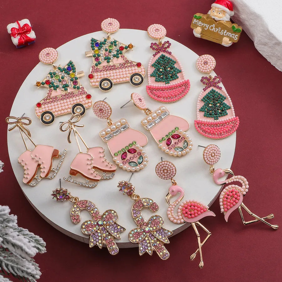 Celebrate the season with our Holiday Sparkle Statement Earrings – a festive mix of quirky, crystal-studded Christmas designs perfect for parties, gifting, and holiday cheer!